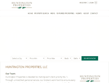 Tablet Screenshot of huntingtonpropertiesllc.com